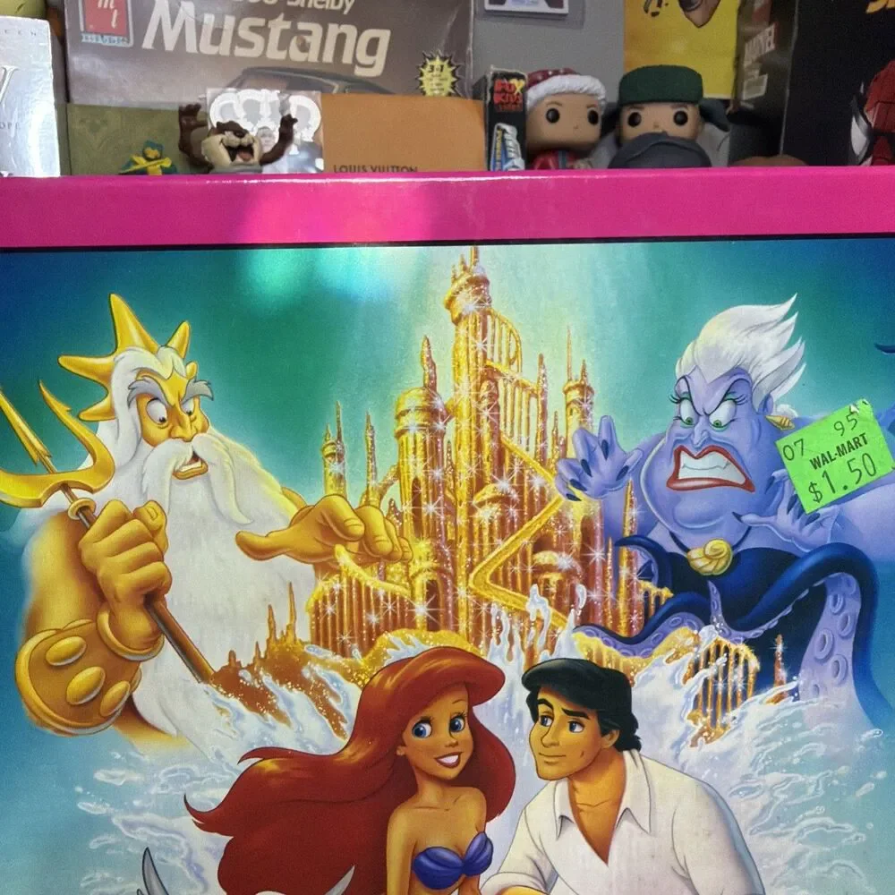 Vintage Disney Little Mermaid Banned Cover 300 Pc Puzzle New Sealed Golden 2x3!